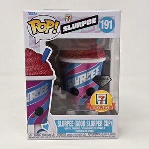 Funko Pop Slurpee Good Slurper Cup 191 7-Eleven Diamond Glitter Exclusive Figure
